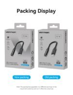 Adaptador de Audio USB-C a 3.5mm   c/Chip DAC / Macho/Hembra / 0.1M / Negro  BIHBA  Vention - Imagen 12