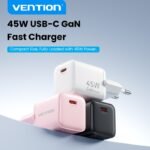 Cargador de Pared USB-C GaN   45W / Blanco  FCJW0-EU  Vention - Imagen 13