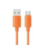 Cable de Datos USB A a USB C SJ786   3A  1m  Anaranjado  U98  USAMS