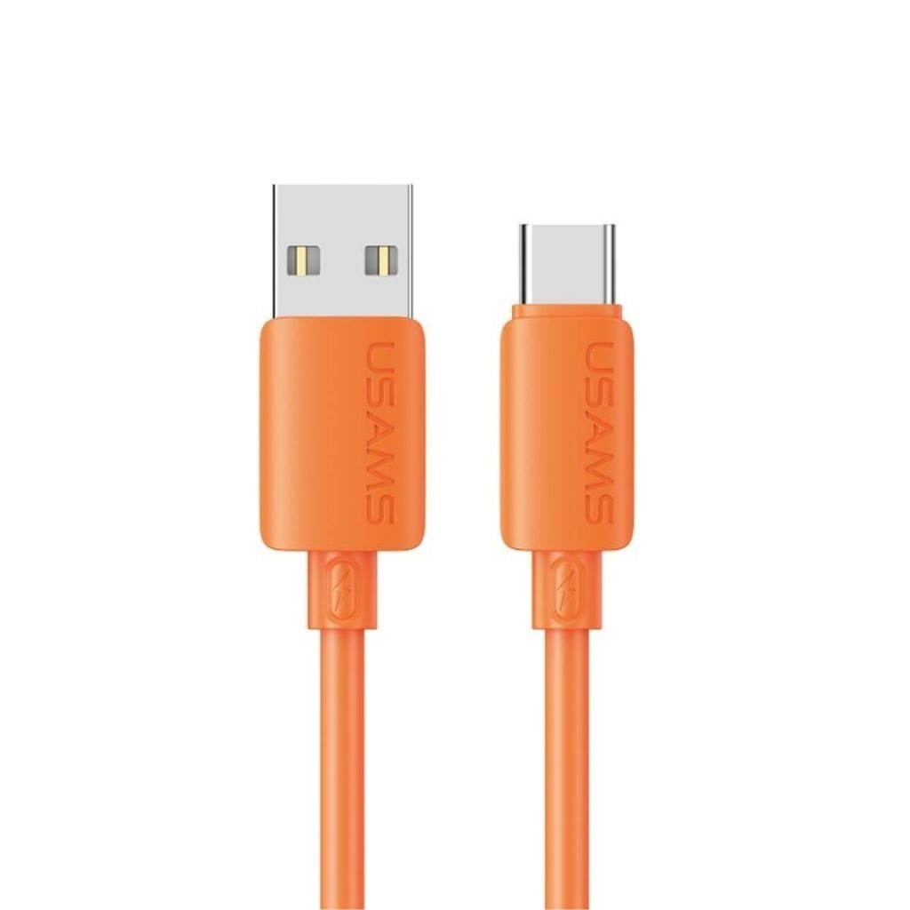 mancru-123403-6e37ead40e60e7fc9a3f81117b6f9c0a Cable de Datos USB A a USB C SJ786 3A 1m Anaranjado U98 USAMS - Imagen 1