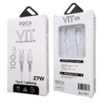 Cable de Datos ROCA   VIT  USB C a Lightning  100cm  27W  Blanco  721317