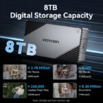 Gabinete Externo M.2 NVMe SSD"   USB 4.0 / USB-C / Ventilación / Aluminio  KPZH0  Vention - Imagen 7