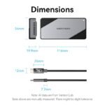 Gabinete Externo M.2 NVMe SSD"   USB 4.0 / USB-C / Ventilación / Aluminio  KPZH0  Vention - Imagen 14