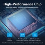 Gabinete Externo M.2 NVMe SSD"   USB 4.0 / USB-C / Ventilación / Aluminio  KPZH0  Vention - Imagen 6