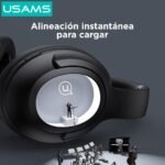 Auriculares Bluetooth   YJ Series  BT5.3  40Hs.  Negro  UJ29  USAMS - Imagen 4