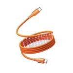Cable Magnetico USB-C 2.0 a USB-C / 5A / 1M / Anaranjado   TSAOF  Vention