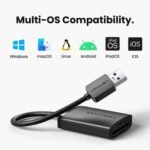 Lector de tarjetas SD+TF USB 3.0 / 0.15M   Negro  CLPBB  Vention - Imagen 5
