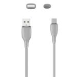 Cable USB-A 2.0 a USB-C / 3A / 1M / Gris   CWAHF  Vention - Imagen 2