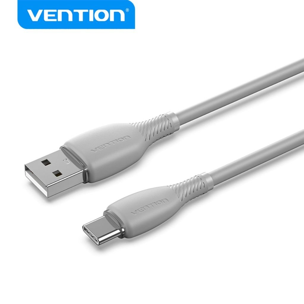 mancru-126117-fea2ac7bebc8b335ed97953c570c5706 Cable USB-A 2.0 a USB-C / 3A / 1M / Gris CWAHF Vention - Imagen 1