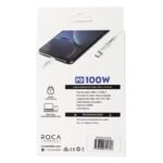 Cable de Datos ROCA   Power Delivery  USB C a USB C  100cm  100W  Blanco - Imagen 8