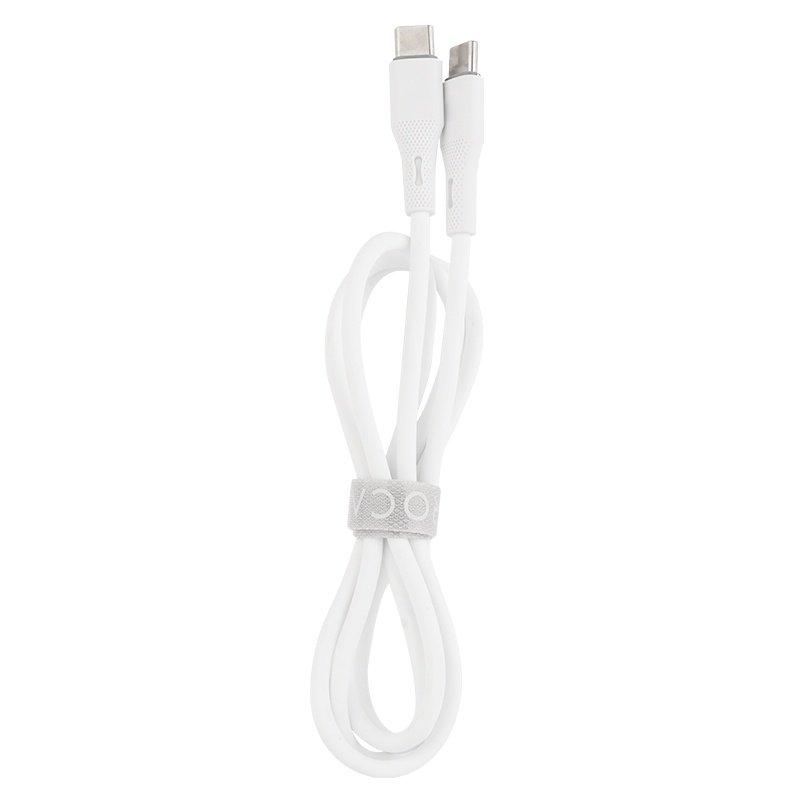mancru-127380-aeb9e684141d4c62ec965a0731c185dc Cable de Datos ROCA Power Delivery USB C a USB C 100cm 100W Blanco - Imagen 1
