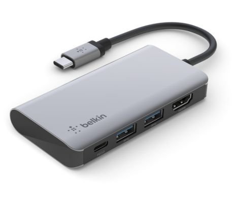 130964.jpg BELKIN AVC006BTSGY HUB USB-C A HDMI/2 USB-A/USB-C 100W CP - Imagen 1