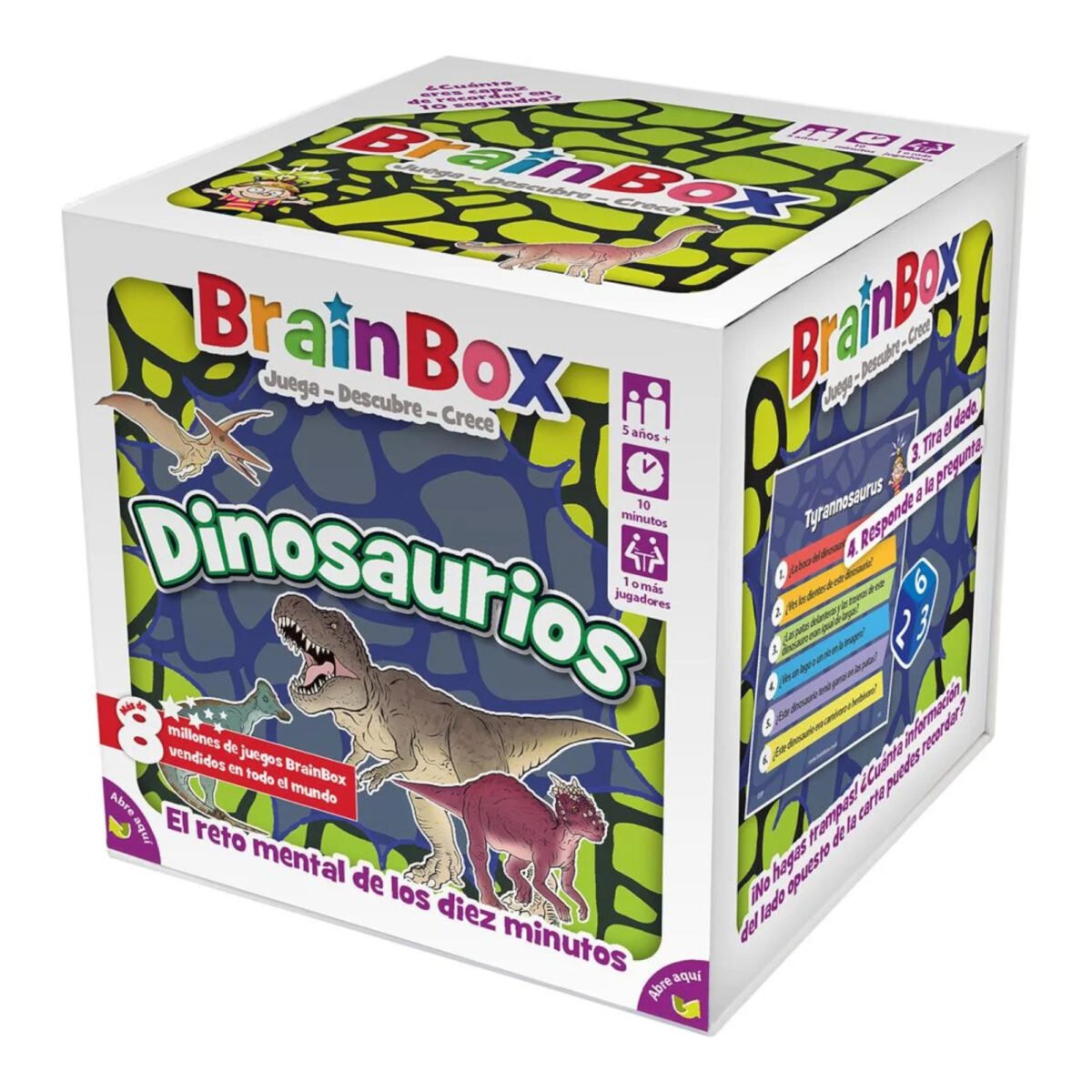 Juego De Mesa Asmodee BrainBox Dinosaurios +5 - Imagen 2