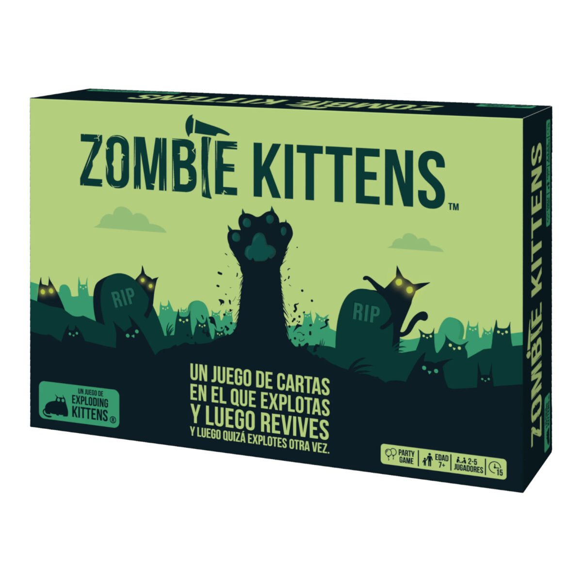 Juego De Mesa Exploding Kittens Zombie Kittens +7 - Imagen 6