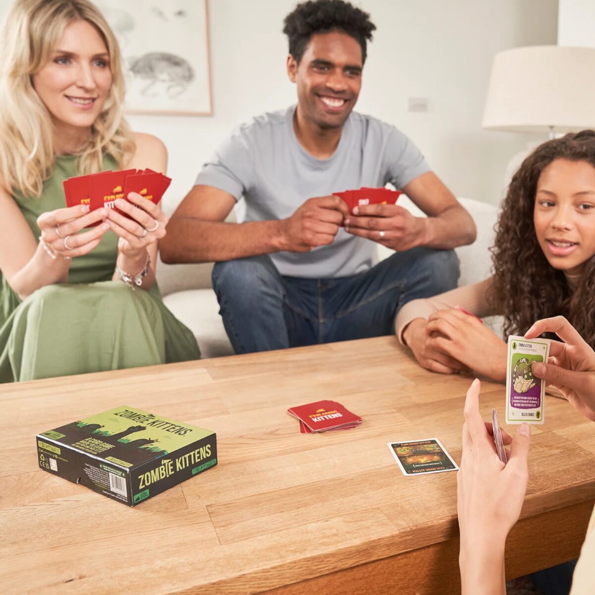 Juego De Mesa Exploding Kittens Zombie Kittens +7 - Imagen 2