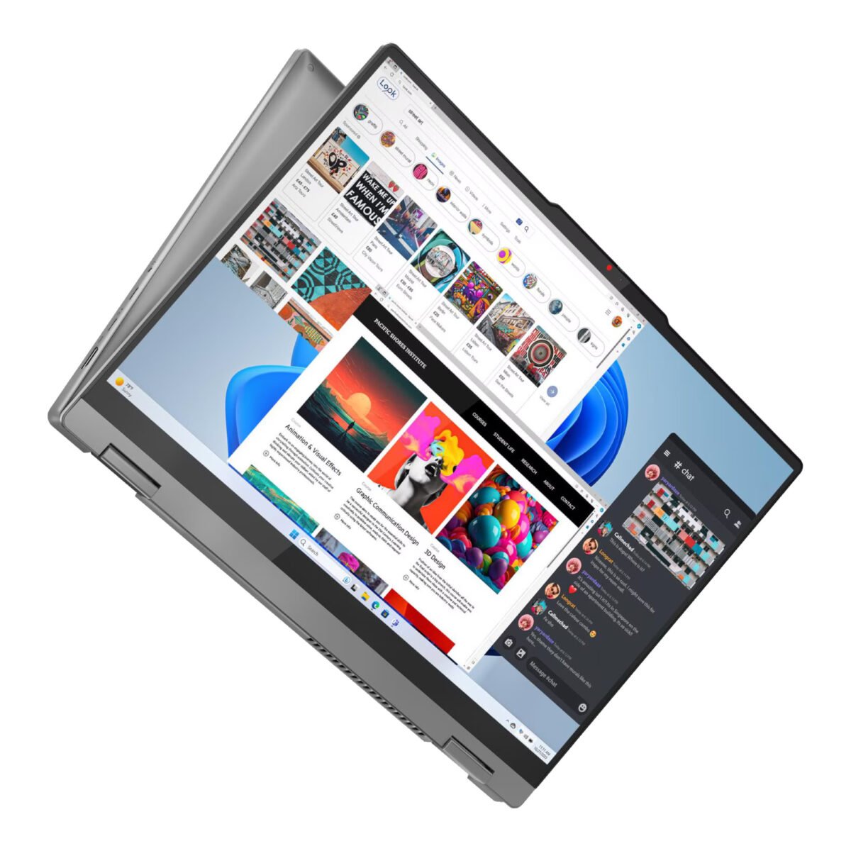 Notebook 2en1 Lenovo 16'' Táctil Ryzen 7 16gb 1tb Win11 - Imagen 8