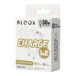 Cargador De Pared 1 Usb A / 1 Usb C Bloox Cable 30W