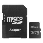 Memoria Micro Sd 256gb Clase 3 Con Adaptador Sd