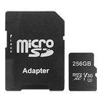 GENACSMSDA256GB_01_ICO.jpg Memoria Micro Sd 256gb Clase 3 Con Adaptador Sd - Imagen 1