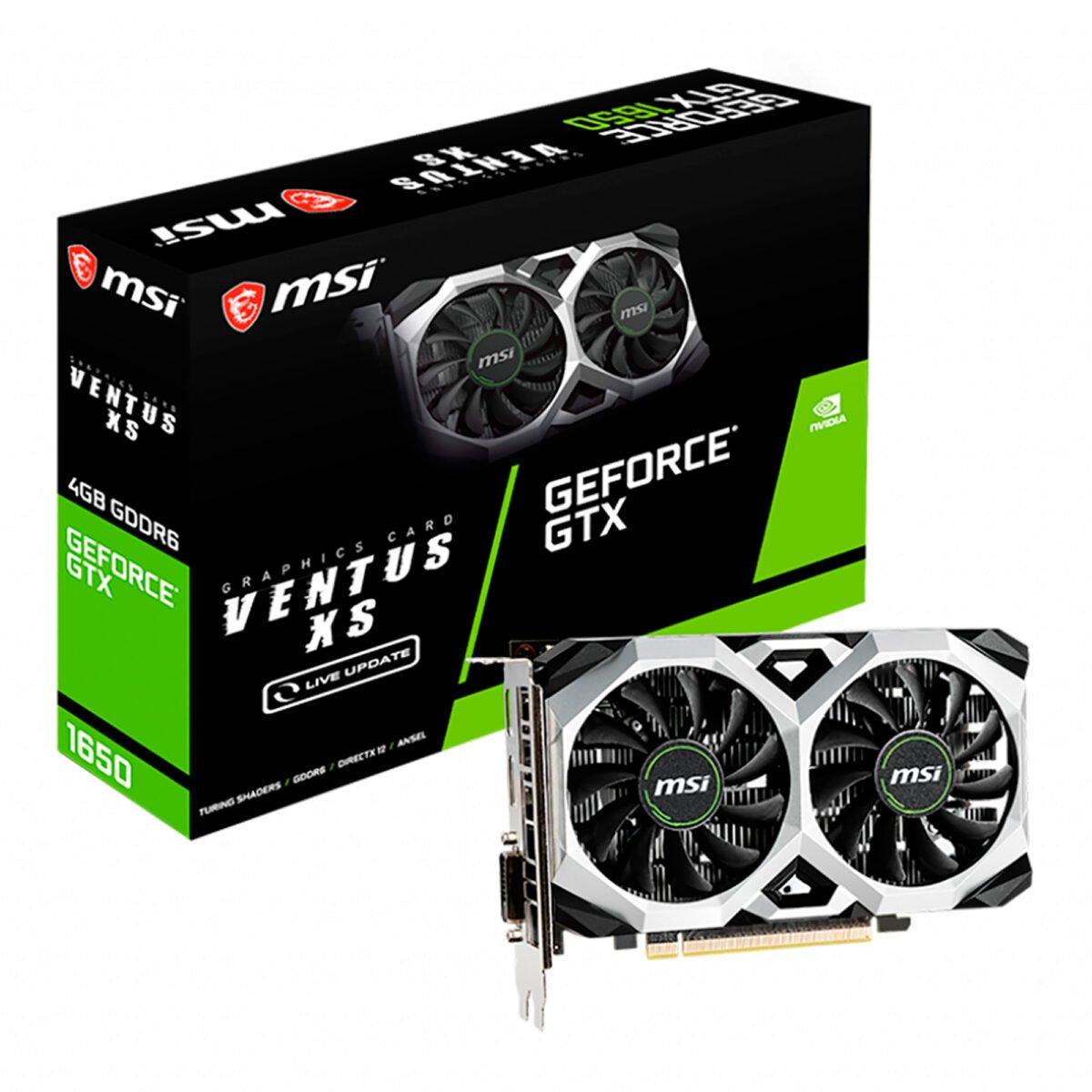 Tarjeta De Video Msi Geforce Gtx1650 D6 Ventus Xs 4gb - Imagen 4