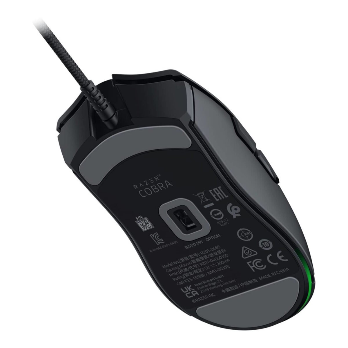 Mouse Gamer Cableado Razer Cobra Rgb Diestro 8500dpi - Imagen 4