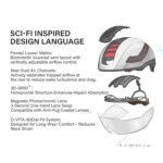 Casco Para Ciclista Con Visor Sunrimoon TT-31 L