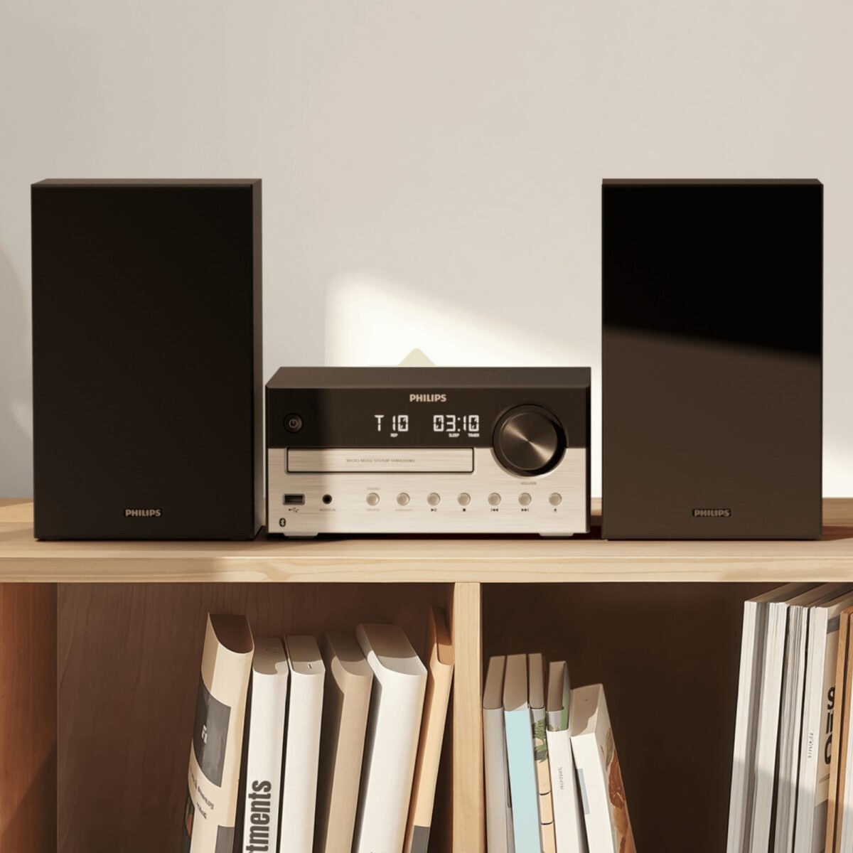 Micro Sistema Philips Tam4205m2 80w Estéreo BT FM CD MP3 - Imagen 2