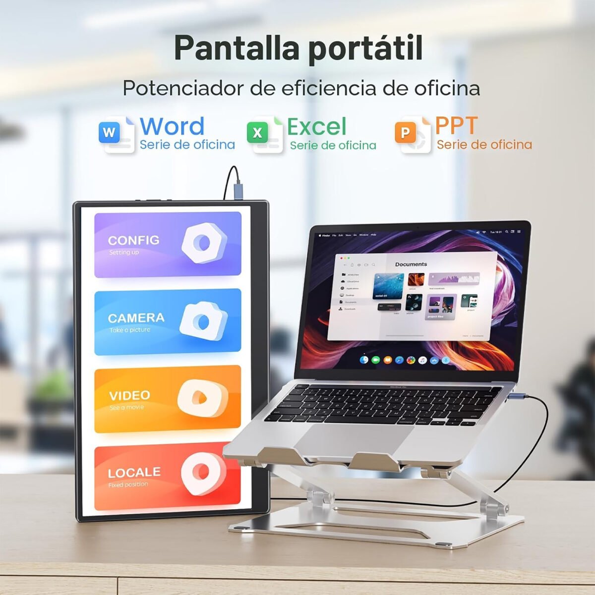 Monitor Portátil Ufyql F156p02 15,6'' FHD - Imagen 6