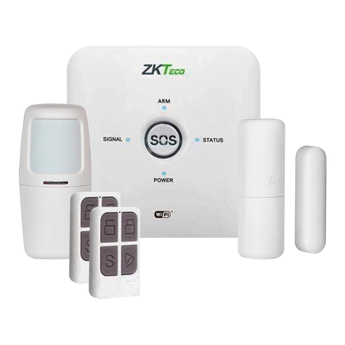 Kit Alarma Zkteco Ng-a110 Sensor Movimiento Y Puerta Wifi - Imagen 11