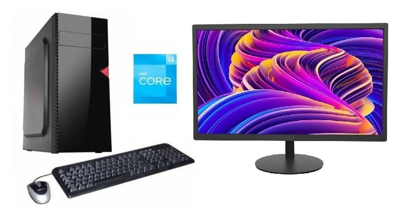 cdr-141e40bc4e70742b23de5a41d0403d34 Combo equipo Core i3 12100 + Monitor 19" nuevos! - Imagen 1