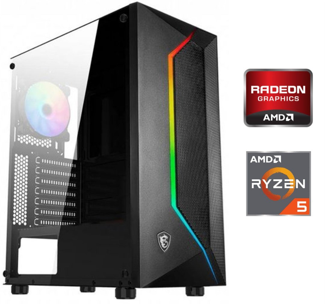 cdr-2a2ae9d771635e19f76aa56ac700e461 Equipo Gamer Ryzen 5 5600GE, 16GB, 500GB, Gráficos Radeon - Imagen 1