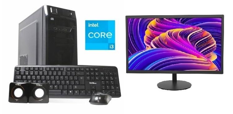 cdr-551a0a46bfc0f682d4dde1b616eb8767 Combo equipo Core i3 14100 + Monitor 19" nuevos! - Imagen 1