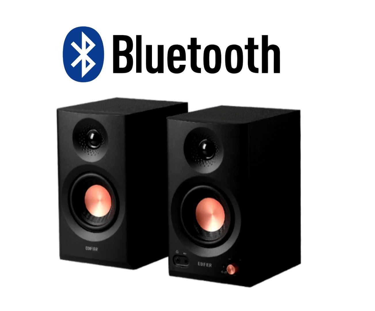 cdr-5d8dbc7b93fd1e5fefd0a25b4470d364 Parlantes Edifier MR3 Estudio Bluetooth 36W Negro - Imagen 1