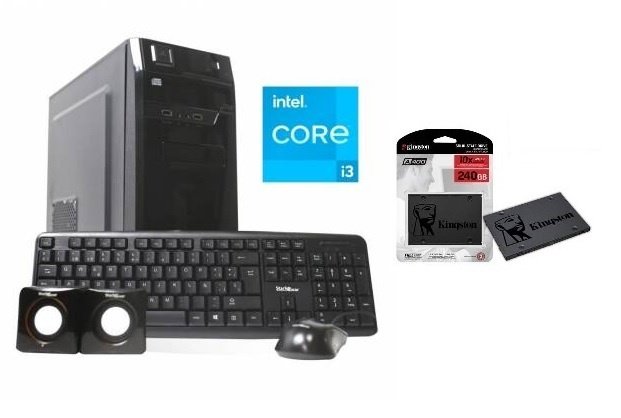 cdr-663985ea7bf117f14acb4410e1c7ed71 Equipo nuevo Core i3 14100 + disco SSD de 240gb - Imagen 1