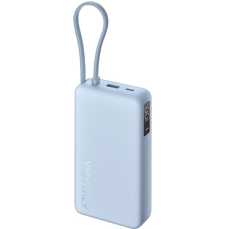 cdr-d1e765347c9a3fae14a0921536562c93 Powerbank Xiaomi 67W 10000mAh con Cable Integrado - Imagen 1