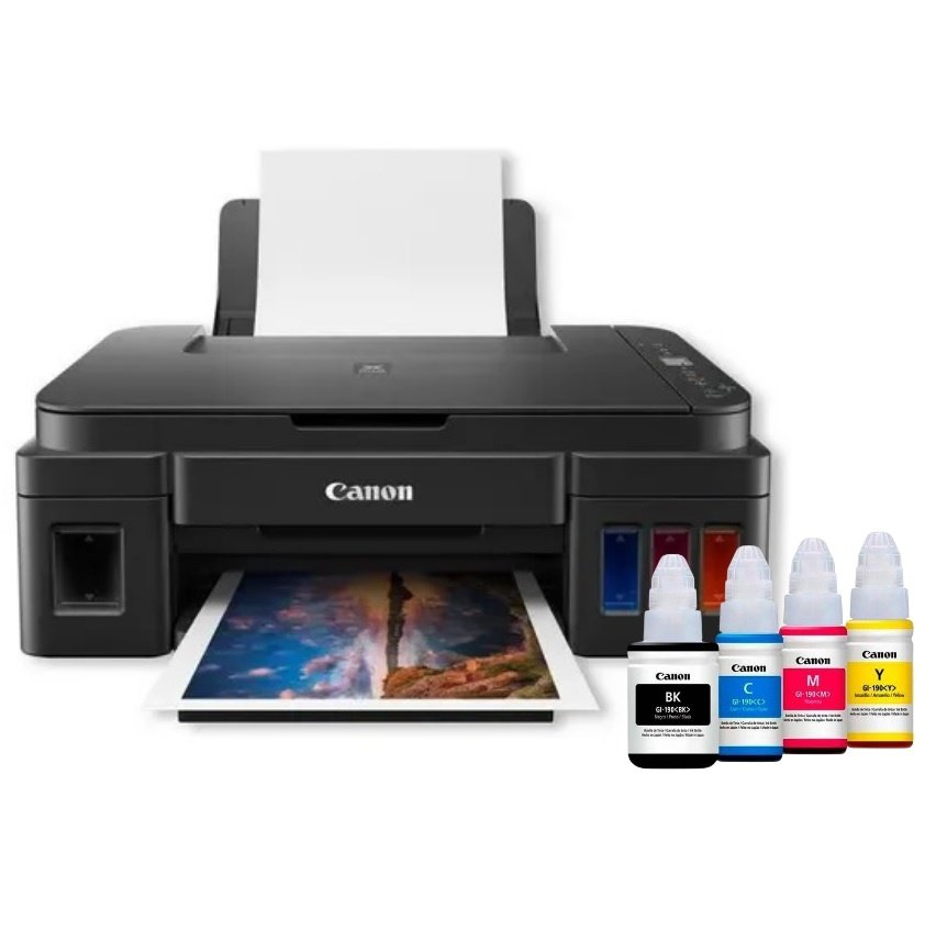 cdr-e4e582558b07eabdbca296ebff48b0d4 Impresora Multifunción Canon PIXMA G2110 + 4 Botellas Tinta Extra - Imagen 1