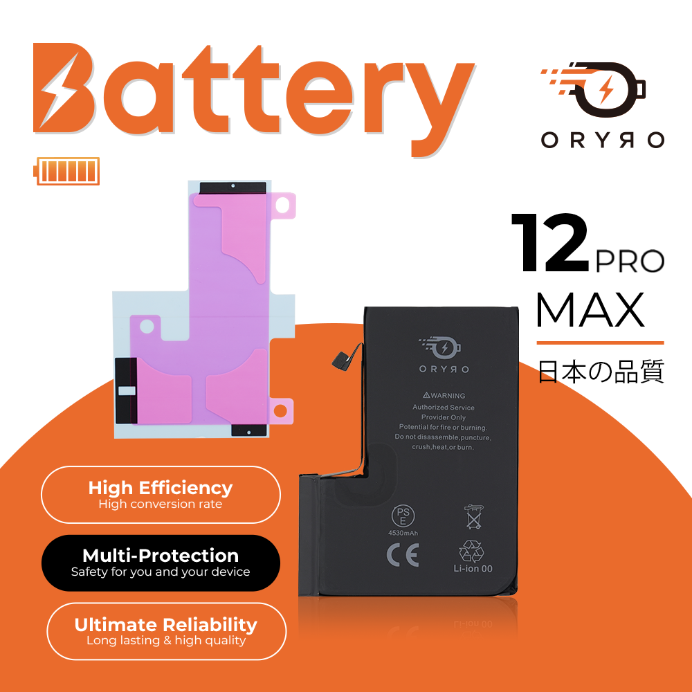 mancru-130975-c46b9ad1343e3323ee5208955e7800ad Batería para Apple iPhone 12 Pro Max 4530mAh ORYRO - Imagen 1