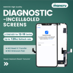 Display Apple iPhone 16 (Incell High-End) Comp. Negro   Diagnostic