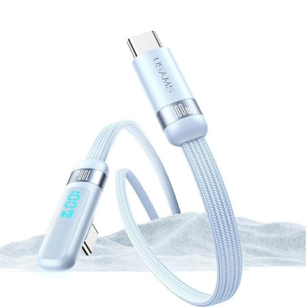 mancru-132588-128fd83eb181cefd99537f68d187b964 Cable de Datos USB C a USB C SJ653 Angulo Recto 100W 1.2m Lila USAMS - Imagen 1