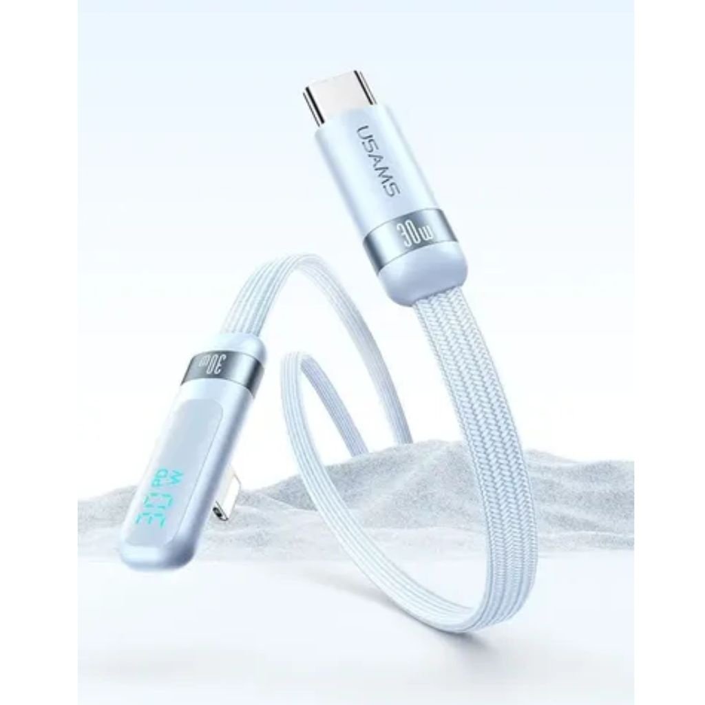 mancru-132597-45aec66a8a8a188a1c345874c2992d1f Cable de Datos USB C a Lightning SJ652 Angulo Recto PD 30W 1.2m Celeste USAMS - Imagen 1