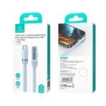 Cable de Datos USB C a Lightning SJ652   Angulo Recto  PD 30W  1.2m  Blanco  USAMS - Imagen 3