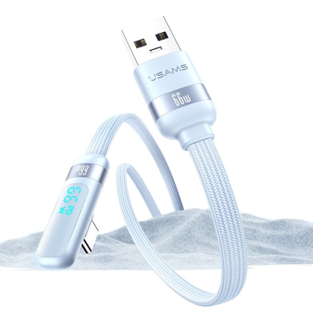 mancru-132605-667548e7b0706f683f5445f13dc01a14 Cable de Datos USB A a USB C SJ651 Angulo Recto 6A 1.2m Lila USAMS - Imagen 1