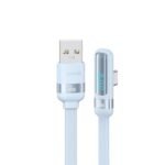 Cable de Datos USB A a USB C SJ651   Angulo Recto  6A  1.2m  Celeste  USAMS - Imagen 3