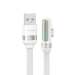 Cable de Datos USB A a USB C SJ651   Angulo Recto  6A  1.2m  Blanco  USAMS - Imagen 3
