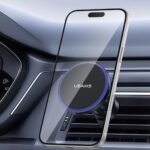 Cargador Auto Inalámbrico   Magnético  para Ventilación  CD277  Negro  USAMS - Imagen 3