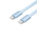Cable Plano USB-C 2.0 a USB-C / 3A / 1M / Celeste   TRZSF  Vention - Imagen 2