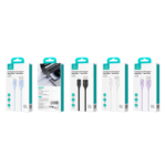 Cable de Datos   USB A a Lightning  2.4A  Lila  SJ618  USAMS