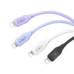 Cable de Datos   USB A a Lightning  2.4A  Lila  SJ618  USAMS - Imagen 2