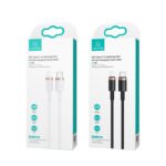 Cable de Datos U63   USB C a Lightning  20W/PD  1.2M  Blanco  SJ484  USAMS - Imagen 2