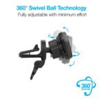 Soporte De Auto Para Celular Naztech MagBuddy Elite Clip 360° - Imagen 7